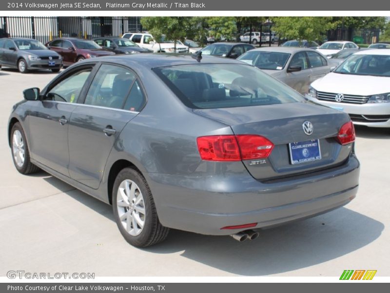 Platinum Gray Metallic / Titan Black 2014 Volkswagen Jetta SE Sedan