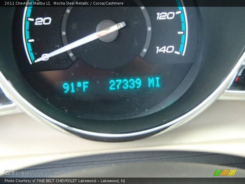 Mocha Steel Metallic / Cocoa/Cashmere 2011 Chevrolet Malibu LS