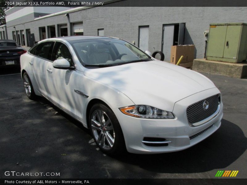 Polaris White / Ivory 2014 Jaguar XJ XJL Portfolio AWD