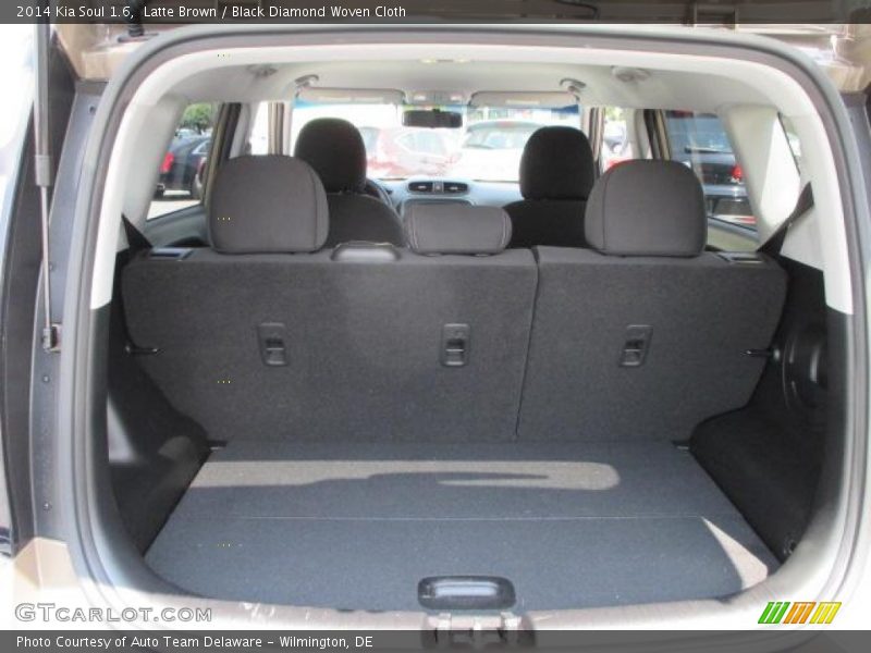 Latte Brown / Black Diamond Woven Cloth 2014 Kia Soul 1.6