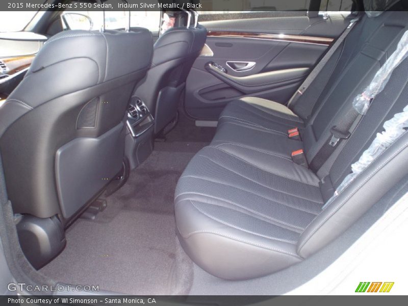 Iridium Silver Metallic / Black 2015 Mercedes-Benz S 550 Sedan