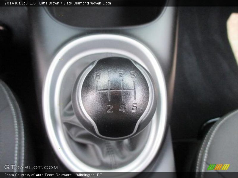 Latte Brown / Black Diamond Woven Cloth 2014 Kia Soul 1.6