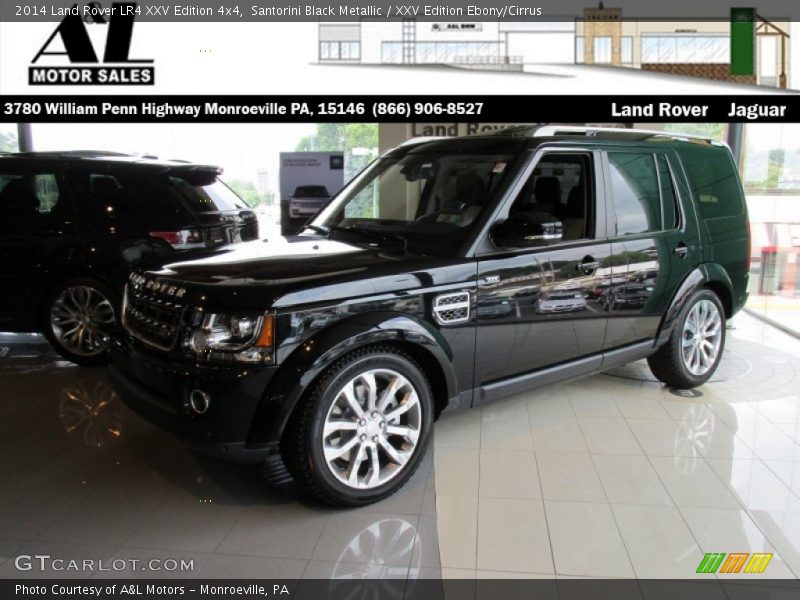 Santorini Black Metallic / XXV Edition Ebony/Cirrus 2014 Land Rover LR4 XXV Edition 4x4