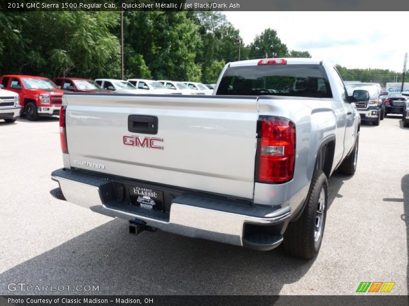 Quicksilver Metallic / Jet Black/Dark Ash 2014 GMC Sierra 1500 Regular Cab