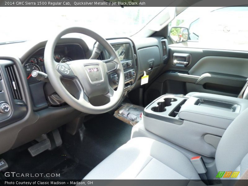 Quicksilver Metallic / Jet Black/Dark Ash 2014 GMC Sierra 1500 Regular Cab