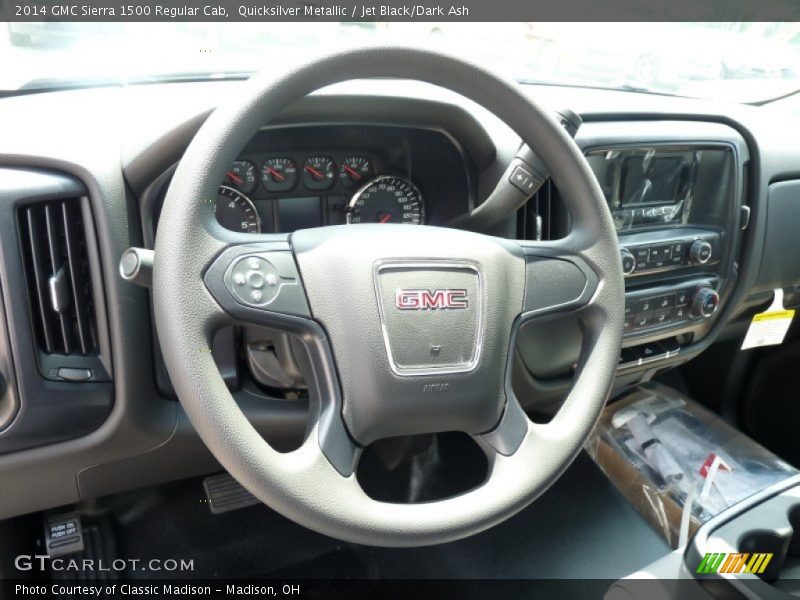 Quicksilver Metallic / Jet Black/Dark Ash 2014 GMC Sierra 1500 Regular Cab
