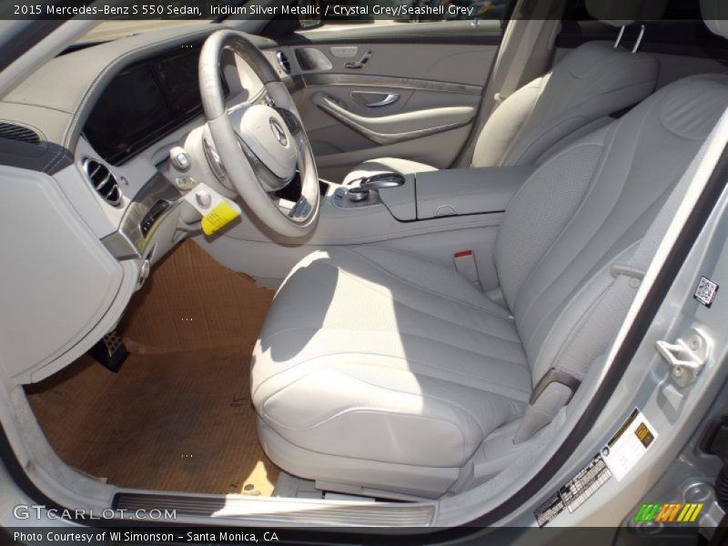  2015 S 550 Sedan Crystal Grey/Seashell Grey Interior