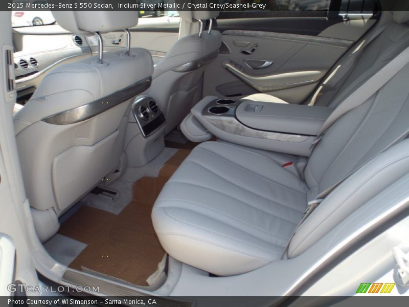 Rear Seat of 2015 S 550 Sedan