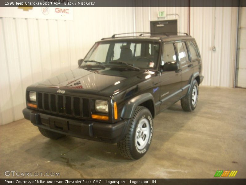 Black / Mist Gray 1998 Jeep Cherokee Sport 4x4