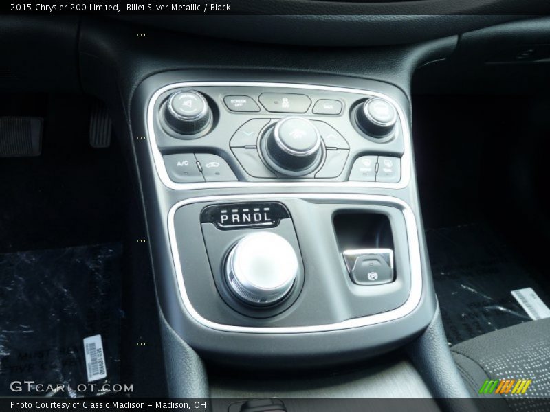 Billet Silver Metallic / Black 2015 Chrysler 200 Limited