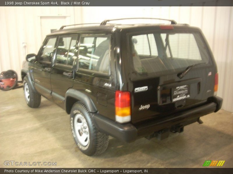 Black / Mist Gray 1998 Jeep Cherokee Sport 4x4
