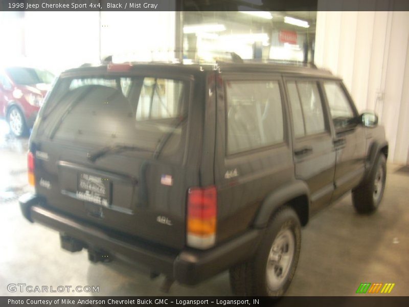 Black / Mist Gray 1998 Jeep Cherokee Sport 4x4