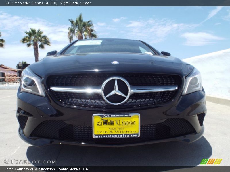 Night Black / Black 2014 Mercedes-Benz CLA 250