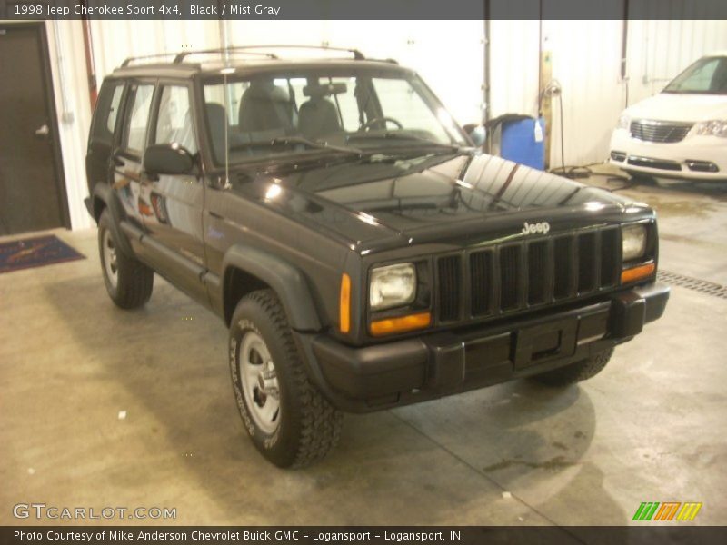 Black / Mist Gray 1998 Jeep Cherokee Sport 4x4