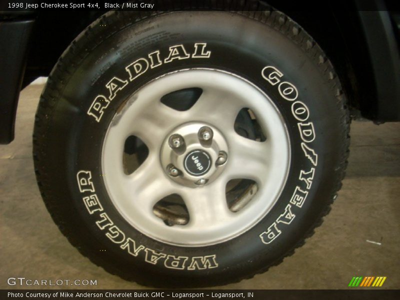 Black / Mist Gray 1998 Jeep Cherokee Sport 4x4