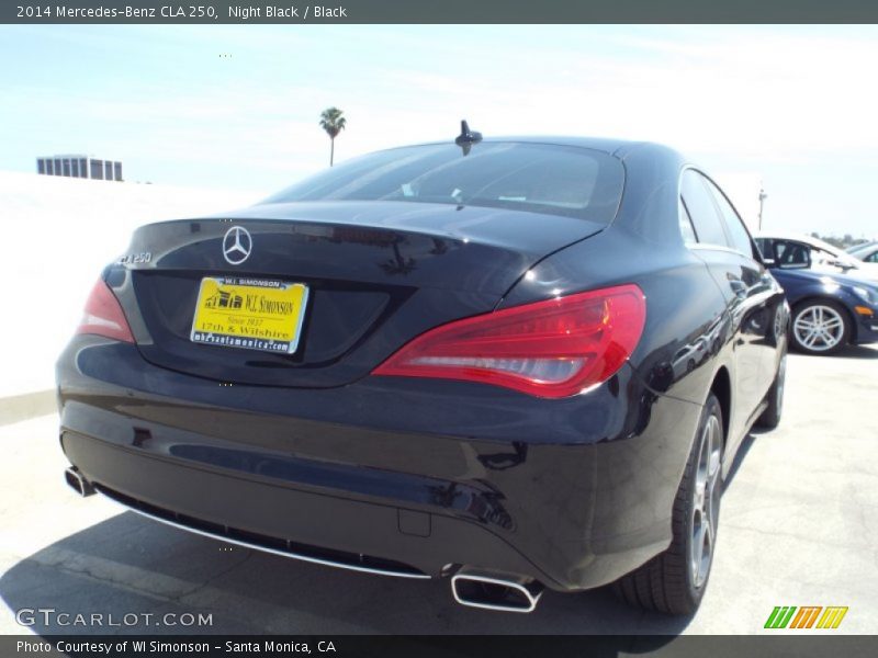 Night Black / Black 2014 Mercedes-Benz CLA 250