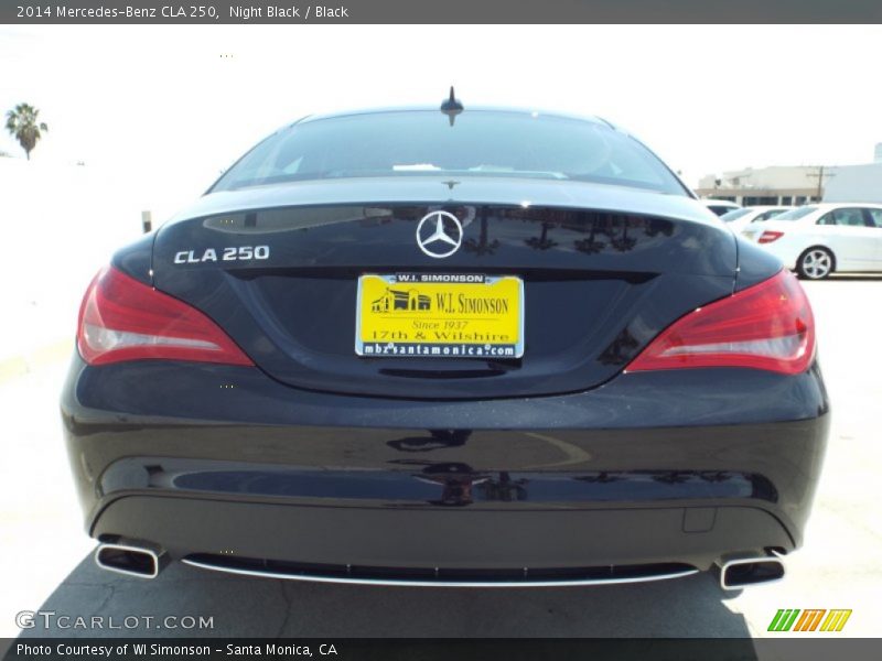 Night Black / Black 2014 Mercedes-Benz CLA 250
