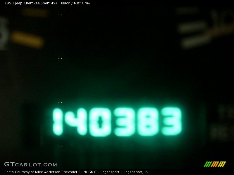Black / Mist Gray 1998 Jeep Cherokee Sport 4x4