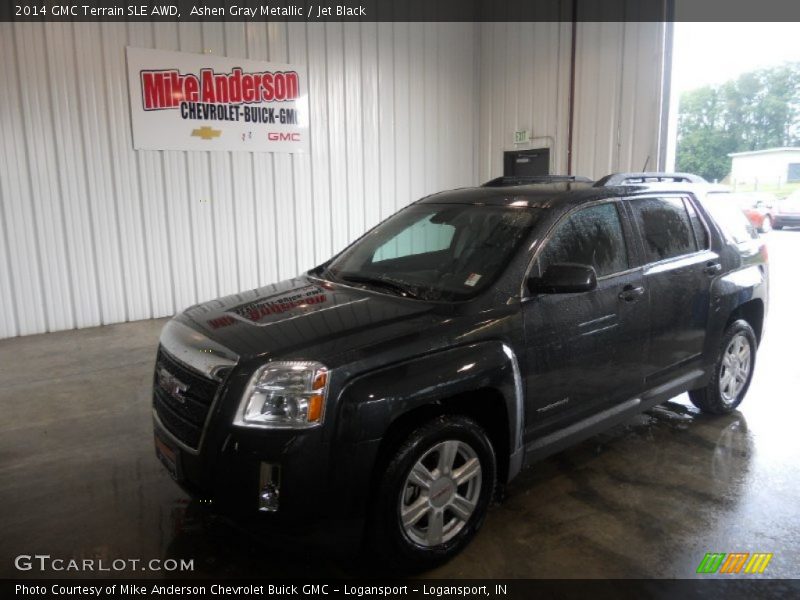 Ashen Gray Metallic / Jet Black 2014 GMC Terrain SLE AWD
