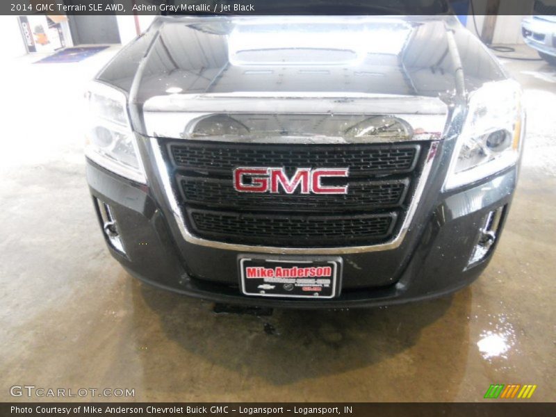 Ashen Gray Metallic / Jet Black 2014 GMC Terrain SLE AWD