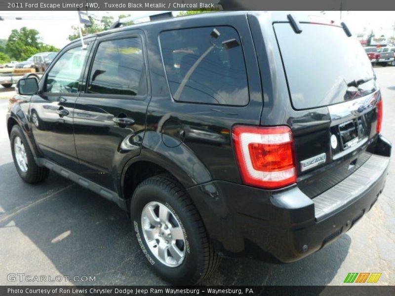 Tuxedo Black Metallic / Charcoal Black 2011 Ford Escape Limited 4WD