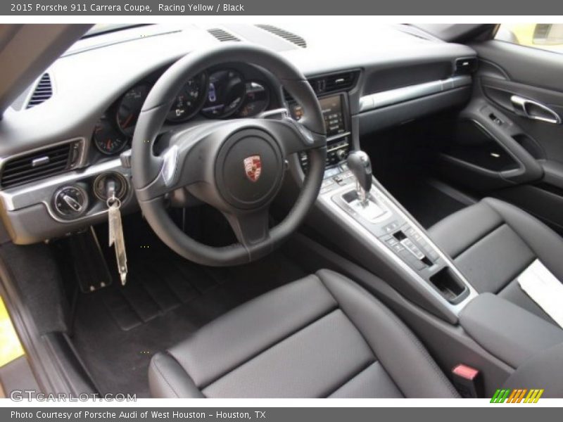 Black Interior - 2015 911 Carrera Coupe 