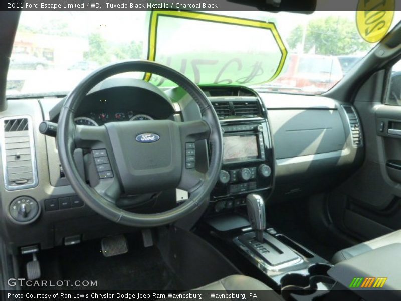 Tuxedo Black Metallic / Charcoal Black 2011 Ford Escape Limited 4WD