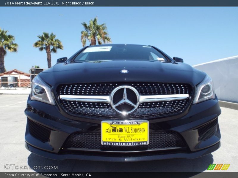 Night Black / Black 2014 Mercedes-Benz CLA 250