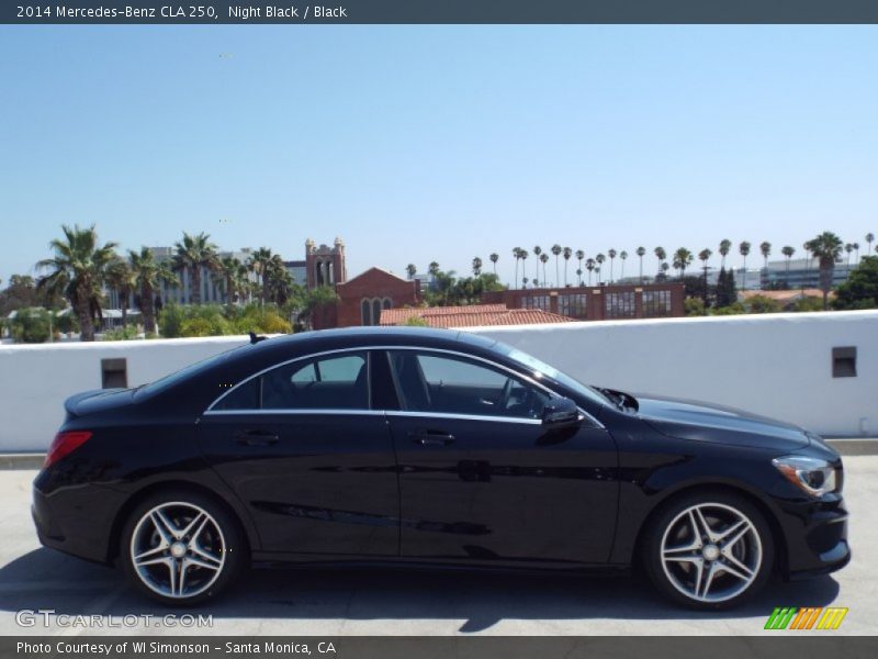 Night Black / Black 2014 Mercedes-Benz CLA 250