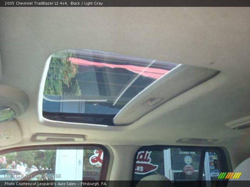 Black / Light Gray 2005 Chevrolet TrailBlazer LS 4x4