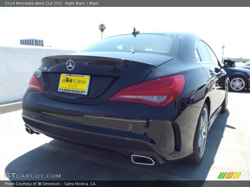 Night Black / Black 2014 Mercedes-Benz CLA 250