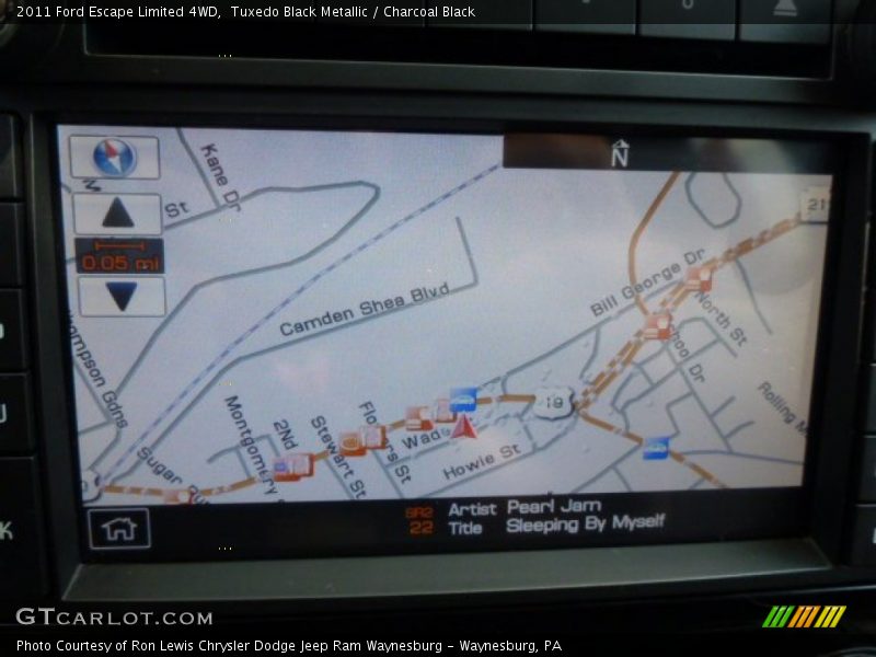 Tuxedo Black Metallic / Charcoal Black 2011 Ford Escape Limited 4WD