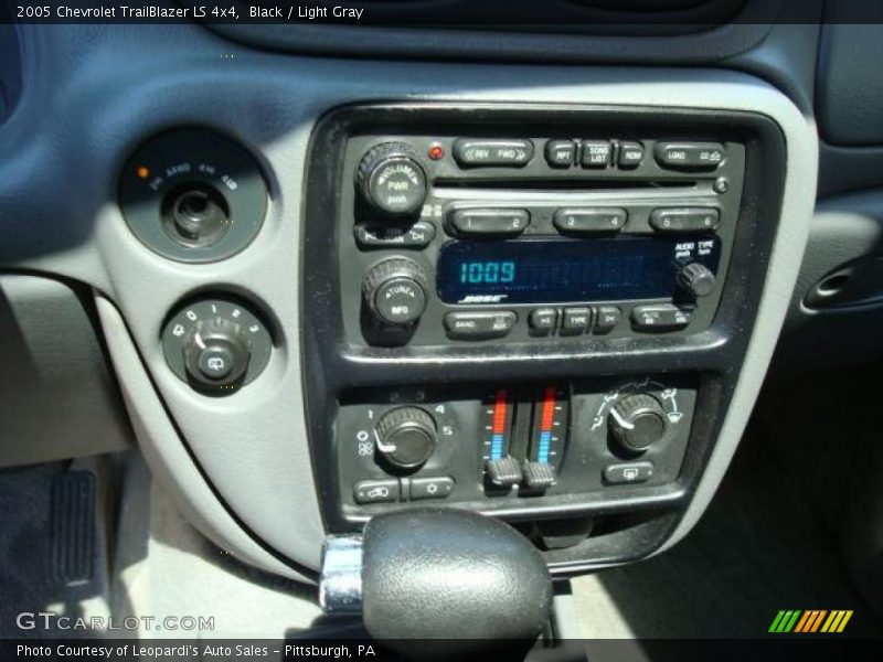 Black / Light Gray 2005 Chevrolet TrailBlazer LS 4x4