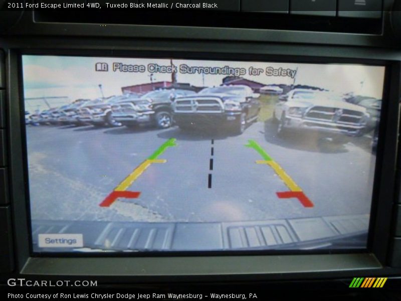 Tuxedo Black Metallic / Charcoal Black 2011 Ford Escape Limited 4WD