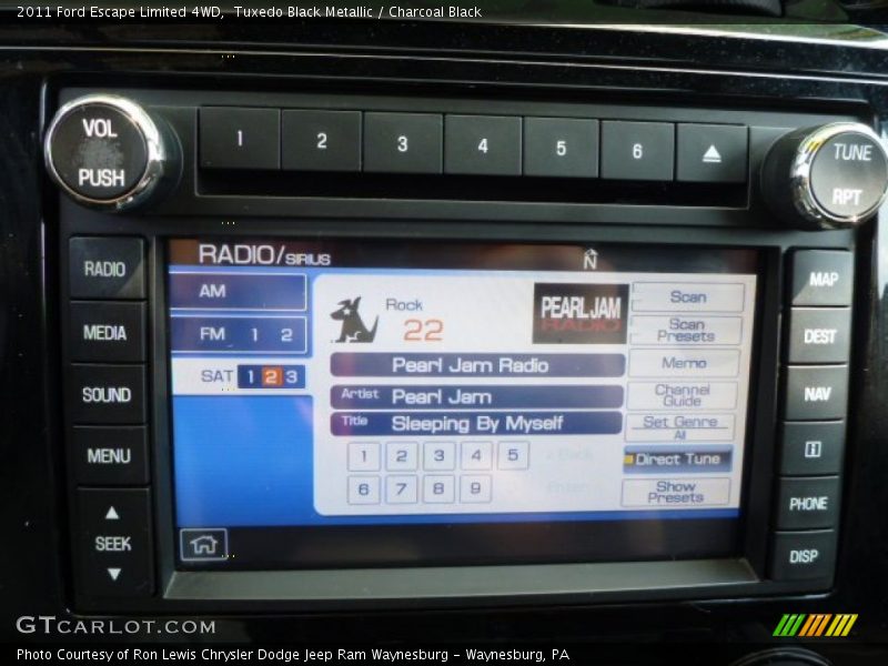 Tuxedo Black Metallic / Charcoal Black 2011 Ford Escape Limited 4WD