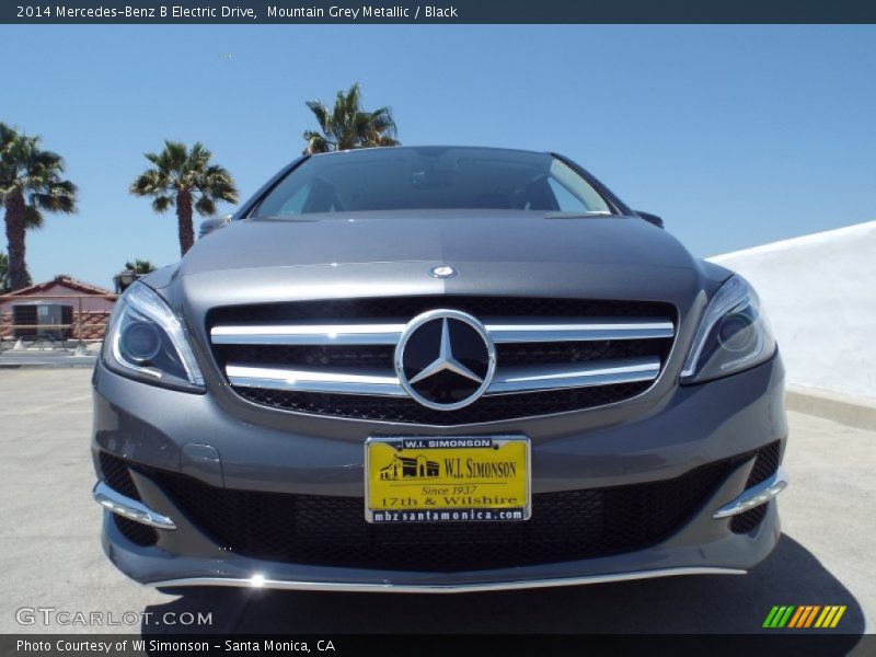 Mountain Grey Metallic / Black 2014 Mercedes-Benz B Electric Drive