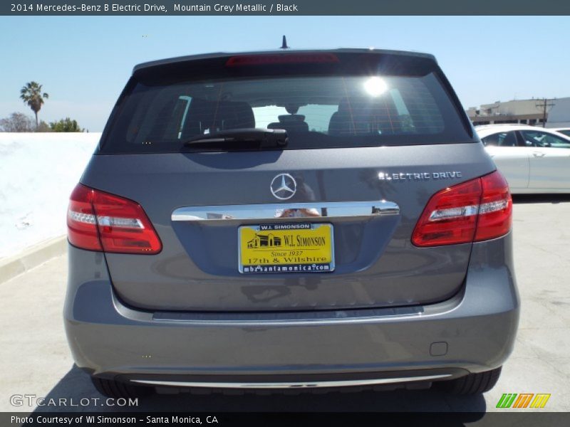 Mountain Grey Metallic / Black 2014 Mercedes-Benz B Electric Drive