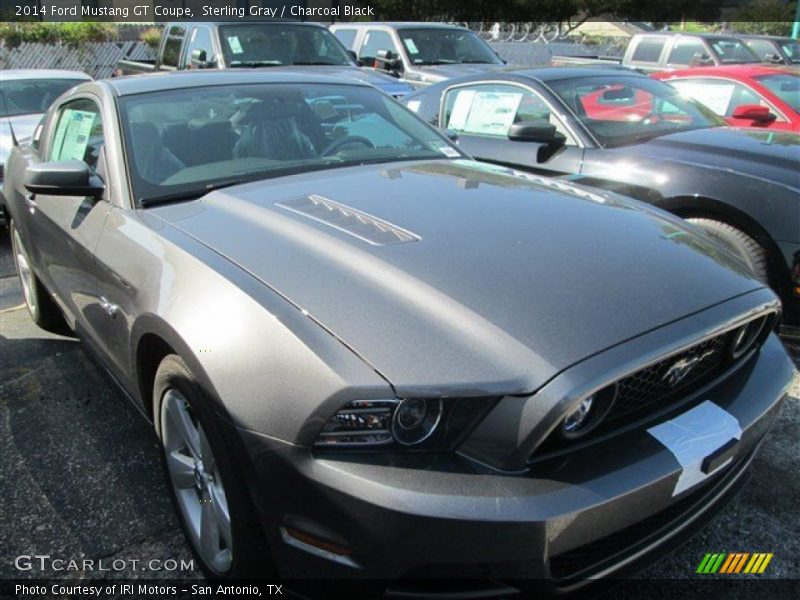 Sterling Gray / Charcoal Black 2014 Ford Mustang GT Coupe