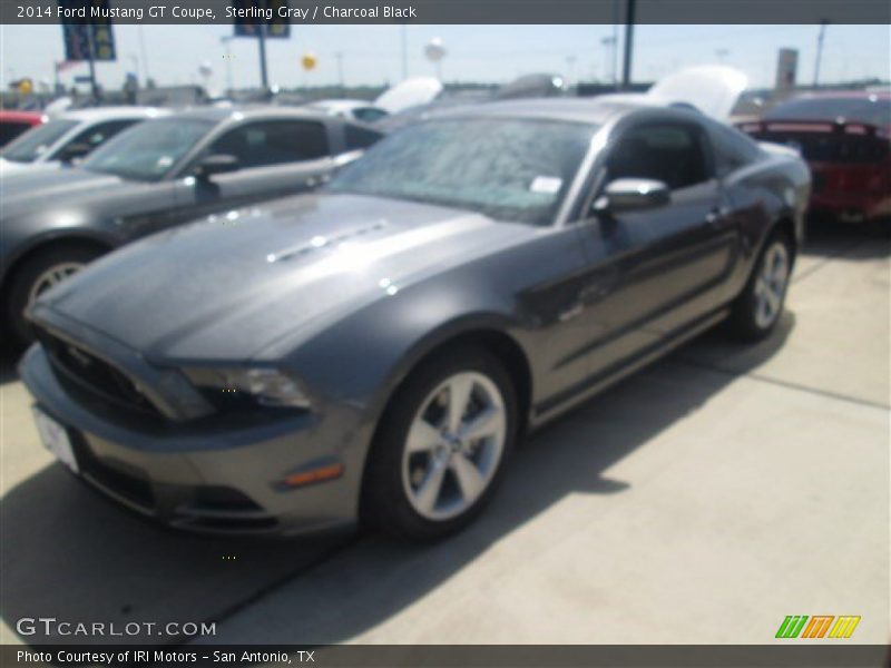 Sterling Gray / Charcoal Black 2014 Ford Mustang GT Coupe