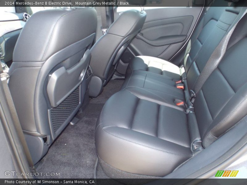 Rear Seat of 2014 B Electric Drive