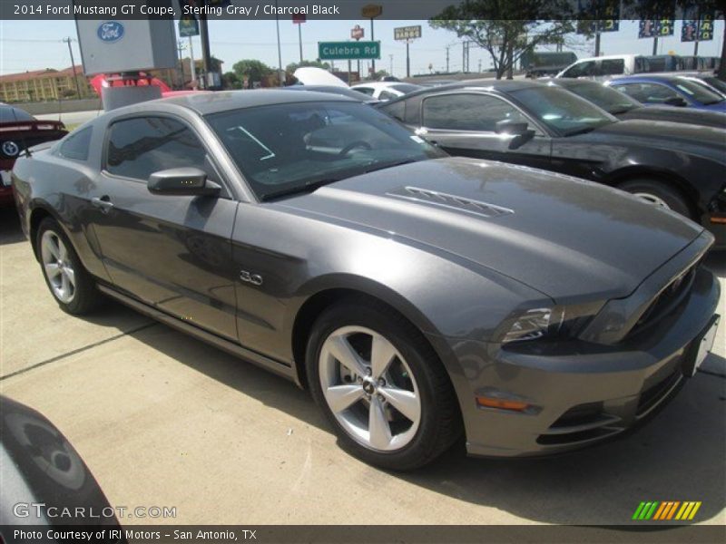 Sterling Gray / Charcoal Black 2014 Ford Mustang GT Coupe