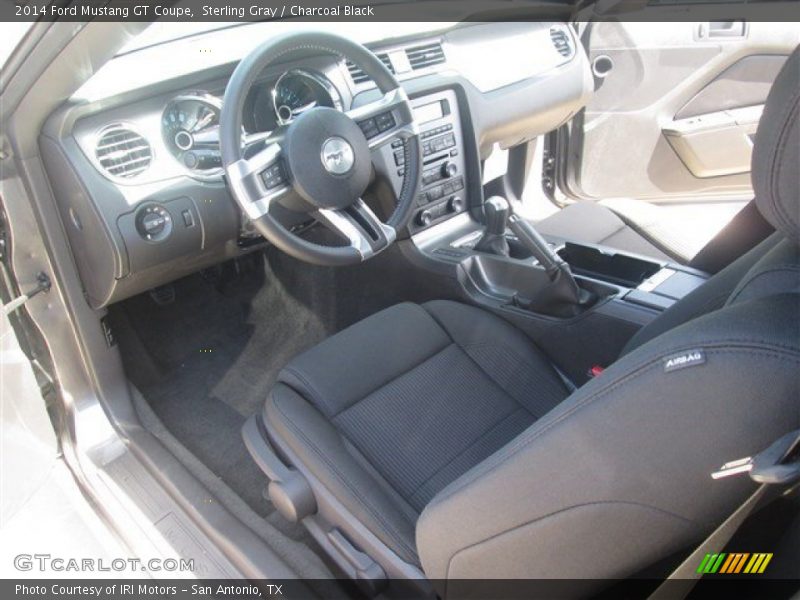 Sterling Gray / Charcoal Black 2014 Ford Mustang GT Coupe