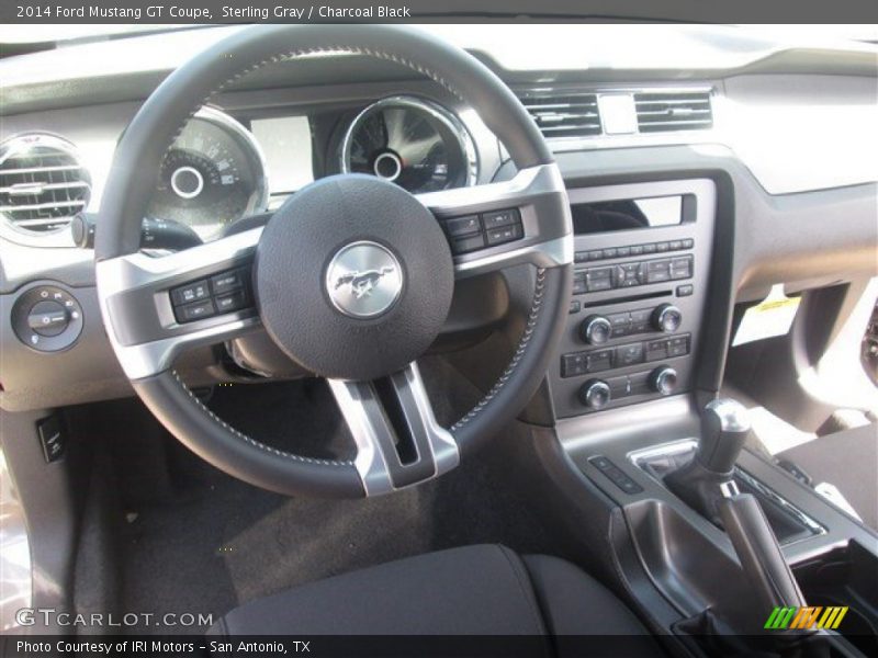 Sterling Gray / Charcoal Black 2014 Ford Mustang GT Coupe
