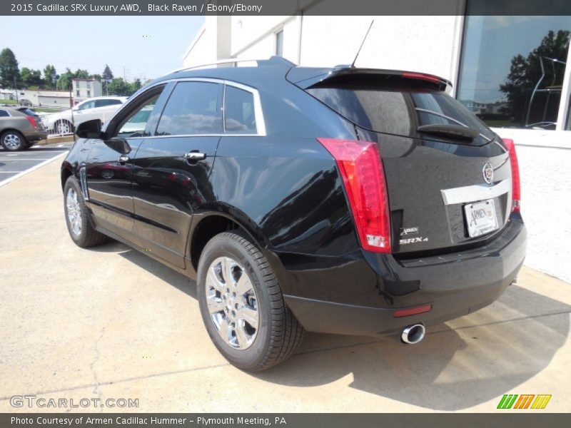 Black Raven / Ebony/Ebony 2015 Cadillac SRX Luxury AWD