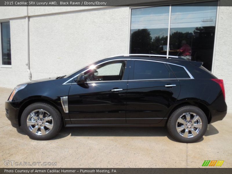 Black Raven / Ebony/Ebony 2015 Cadillac SRX Luxury AWD
