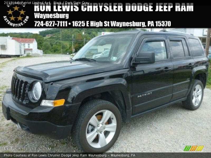 Black / Dark Slate Gray 2013 Jeep Patriot Limited 4x4