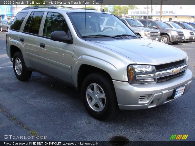 Silverstone Metallic / Light Gray 2006 Chevrolet TrailBlazer LS 4x4