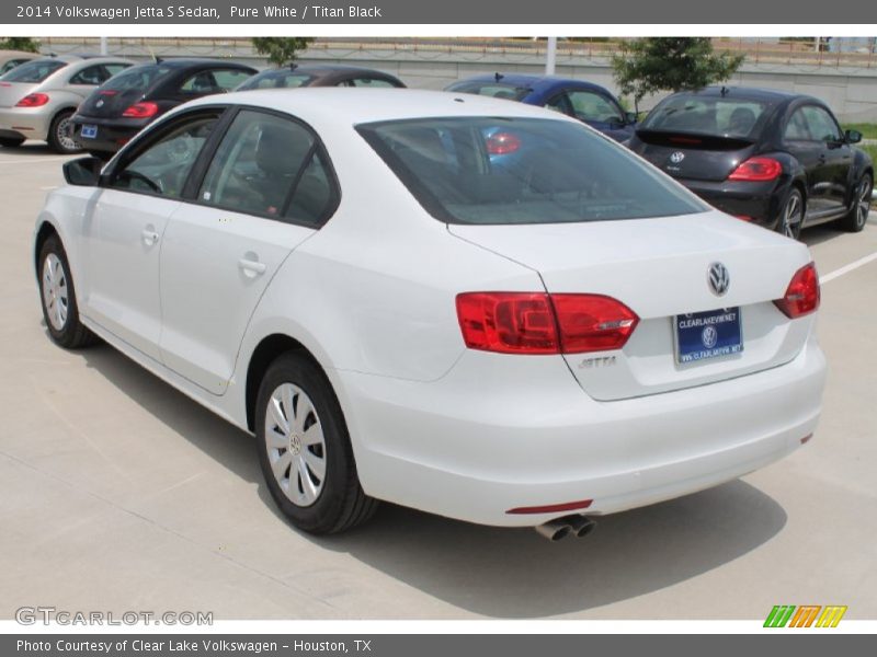 Pure White / Titan Black 2014 Volkswagen Jetta S Sedan
