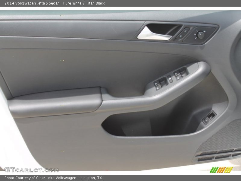 Pure White / Titan Black 2014 Volkswagen Jetta S Sedan