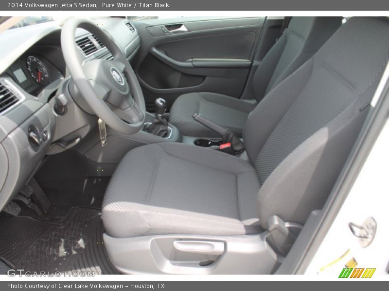 Pure White / Titan Black 2014 Volkswagen Jetta S Sedan